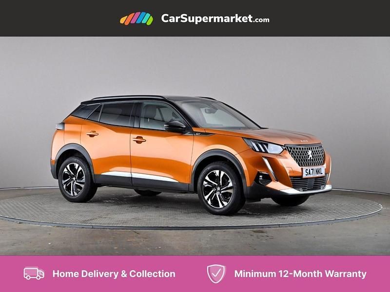 Orange Used 2021 Peugeot 2008 GT SUV | £15,397 (Fair price) - Image 1/4