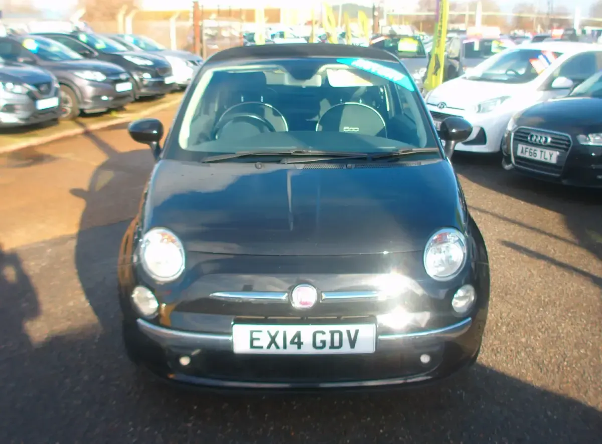 Begagnad Fiat 500C Lounge 69 HK (50 kW) 2014 Svart Cab