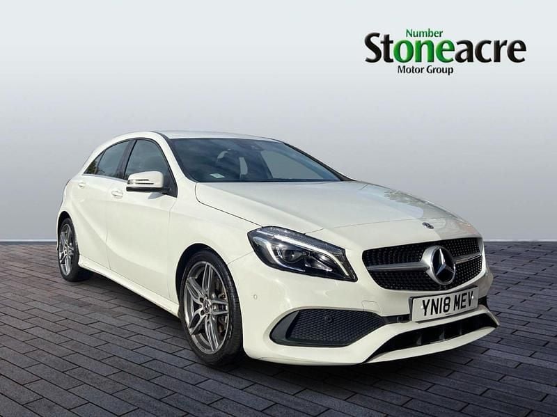 White Used 2018 Mercedes A160 AMG Line Premium Hatchback | £14,000 (Fair price) - Image 1/4
