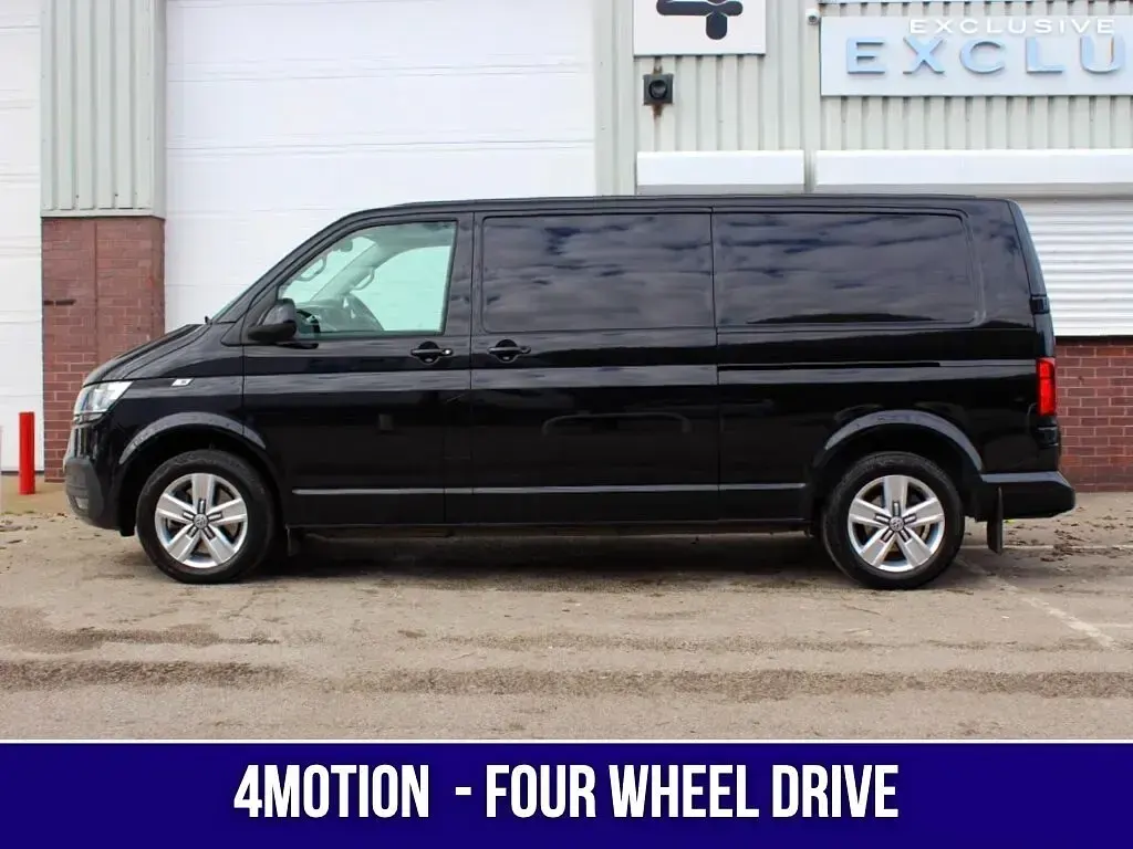 Used VW T7 Highline 204 HP (150 kW) 2024 Black Van