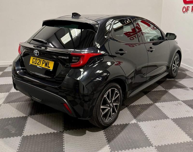 Used Toyota Yaris Hybrid Design 2021 Black Hatchback