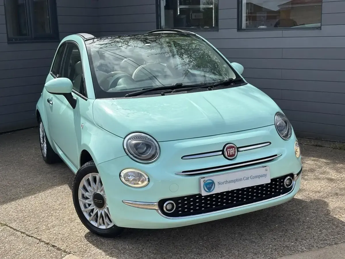 Usado Fiat 500C Lounge 69 HP (50 kW) 2015 Verde Cabrios