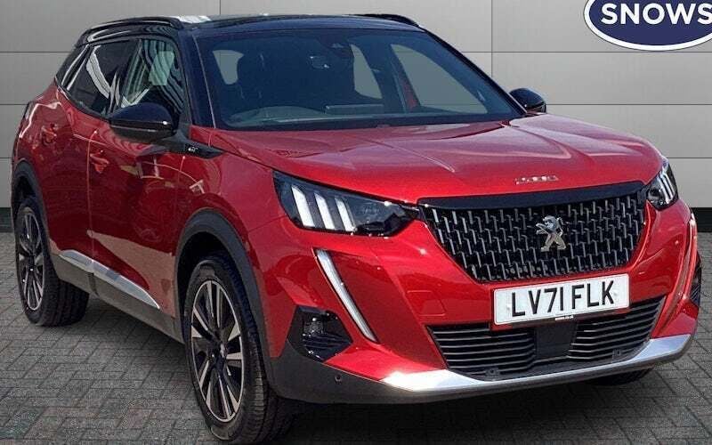 Red Used 2021 Peugeot 2008 Premium SUV | £17,360 (Fair price) - Image 1/4