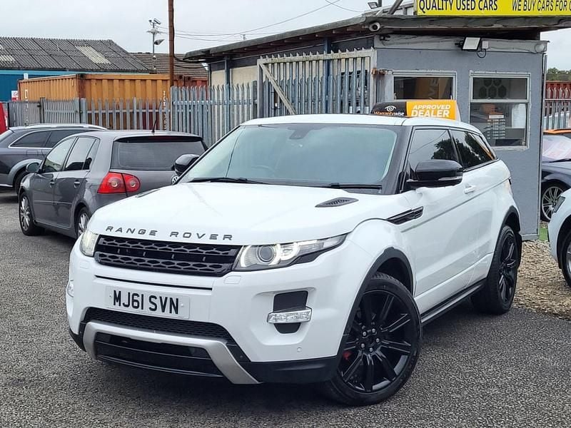 Used Land Rover Range Rover evoque Dynamic 190 HP (139 kW) 2011 White Coupe