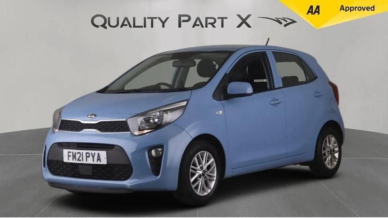 Used Kia Picanto 66 HP (48 kW) 2021 Blue Hatchback