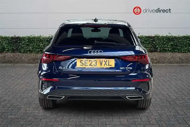 Used Audi A3 Sportback S-Line 110 HP (80 kW) 2023 Blue Hatchback