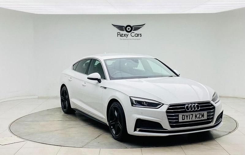 Used Audi A5 Sportback S-Line 190 HP (139 kW) 2017 White Hatchback