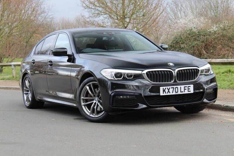 Black Used 2020 BMW 520 M Sport Sedan | £13,995 (Super price) - Image 1/4