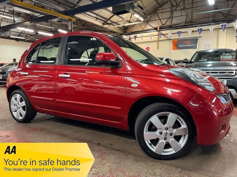 Red Used 2010 Nissan Micra N-TEC Hatchback | £3,689 (Fair price) - Image 1/4