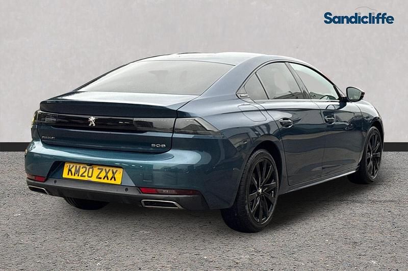 Used Peugeot 508 GT-line 131 HP (96 kW) 2020 Blue Hatchback