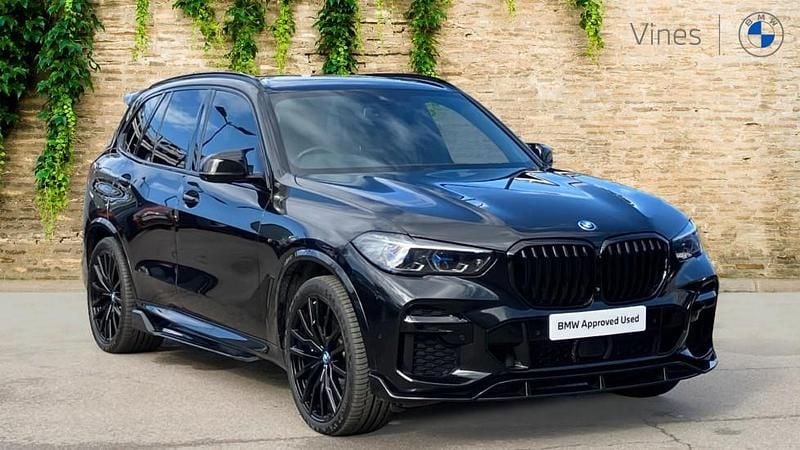 Black Used 2022 BMW X5 M Sport SUV | £42,699 (Fair price) - Image 1/4