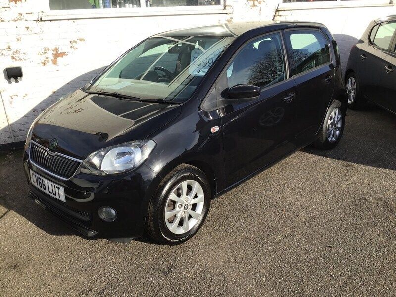 Used Skoda Citigo SE L 75 HP (55 kW) 2016 Black Hatchback