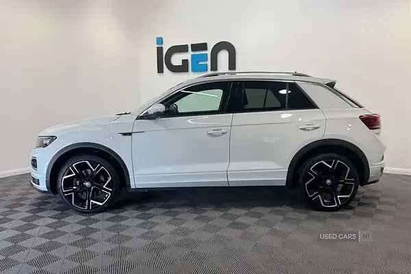 Used VW T-Roc R-line 150 HP (110 kW) 2021 White SUV