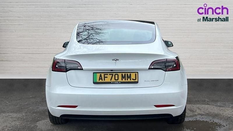 Used Tesla Model 3 Long Range AWD 366 kW (498 HP) 2021 White Sedan