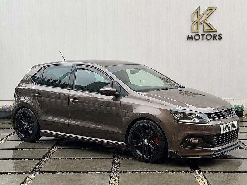 Used VW Polo R-line 110 HP (80 kW) 2016 Brown Hatchback