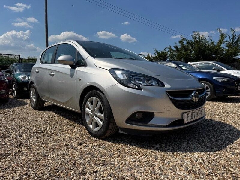 Silver Used 2017 Vauxhall Corsa Design Edition Hatchback | £4,595 (Good price) - Image 1/4