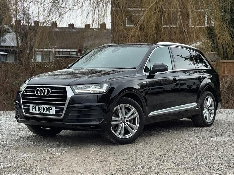 Used Audi Q7 S-Line 218 HP (160 kW) 2018 Black SUV