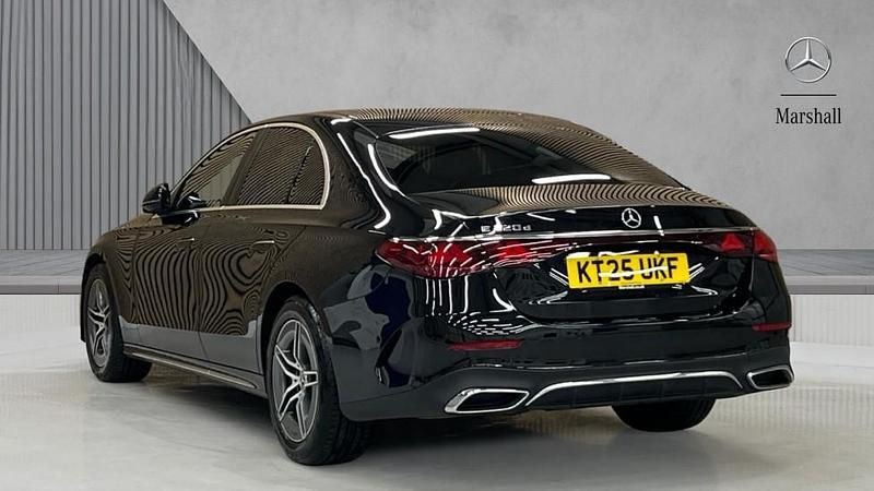 Begagnad Mercedes E220 AMG line 197 HK (144 kW) 2025 Svart Sedan