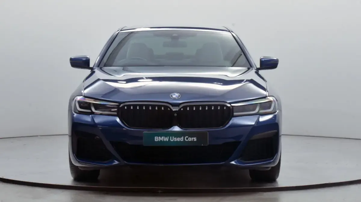 Used BMW 530e M Sport 288 HP (211 kW) 2021 Blue Sedan