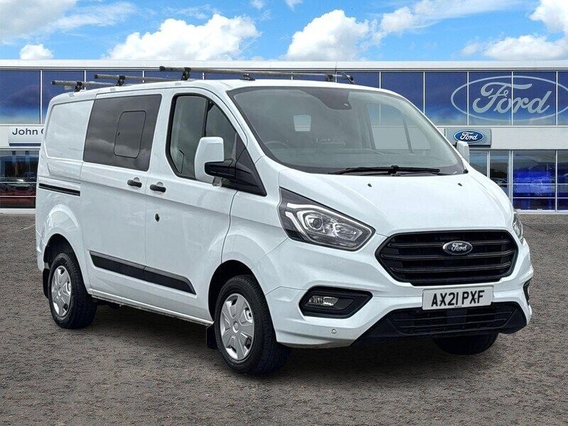White Used 2021 Ford Transit Custom Trend Van | £14,995 (Fair price) - Image 1/4