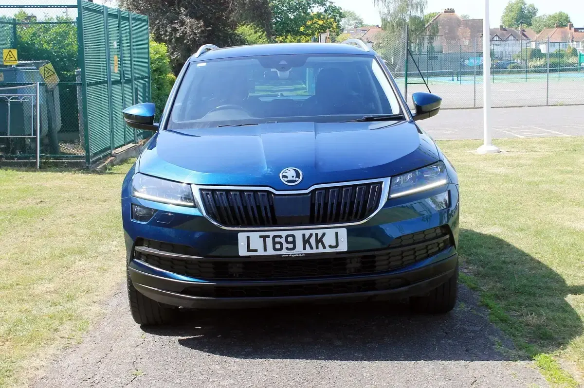 Begagnad Skoda Karoq SE L 150 HK (110 kW) 2019 Blå SUV