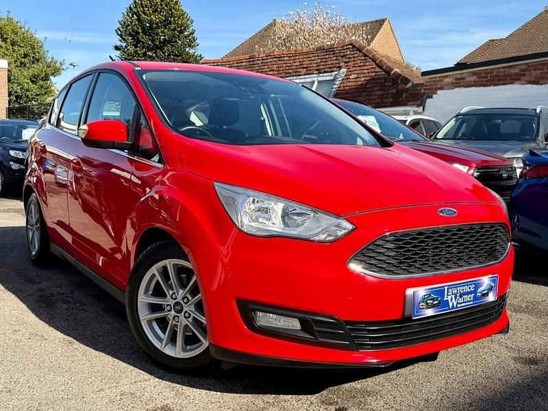Used Ford C-MAX Zetec 125 HP (91 kW) 2018 Red MPV