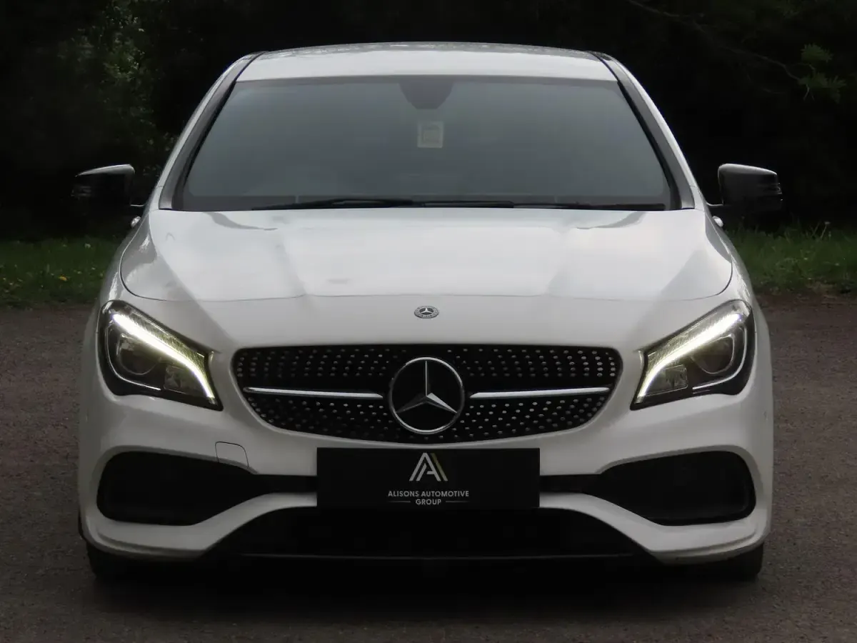 Used Mercedes CLA200 AMG line 136 HP (100 kW) 2018 White Sedan