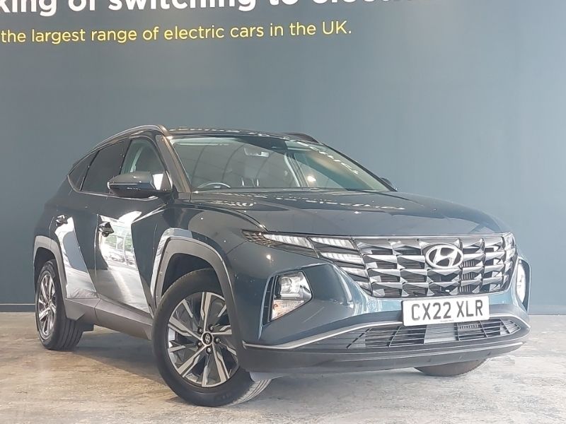 Blue Used 2022 Hyundai Tucson SE SUV | £19,498 (Fair price) - Image 1/4