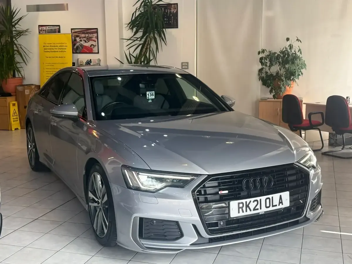 Used Audi A6 S-Line 204 HP (150 kW) 2021 Silver Sedan