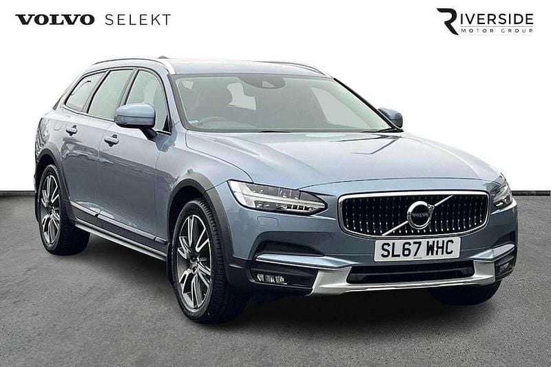 Blue Used 2017 Volvo V90 CC Pro Estate | £20,925 (Fair price) - Image 1/4