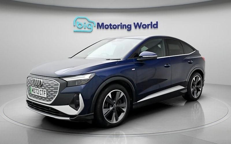 Used Audi Q4 Sportback e-tron S-Line 150 kW (204 HP) 2023 Blue SUV