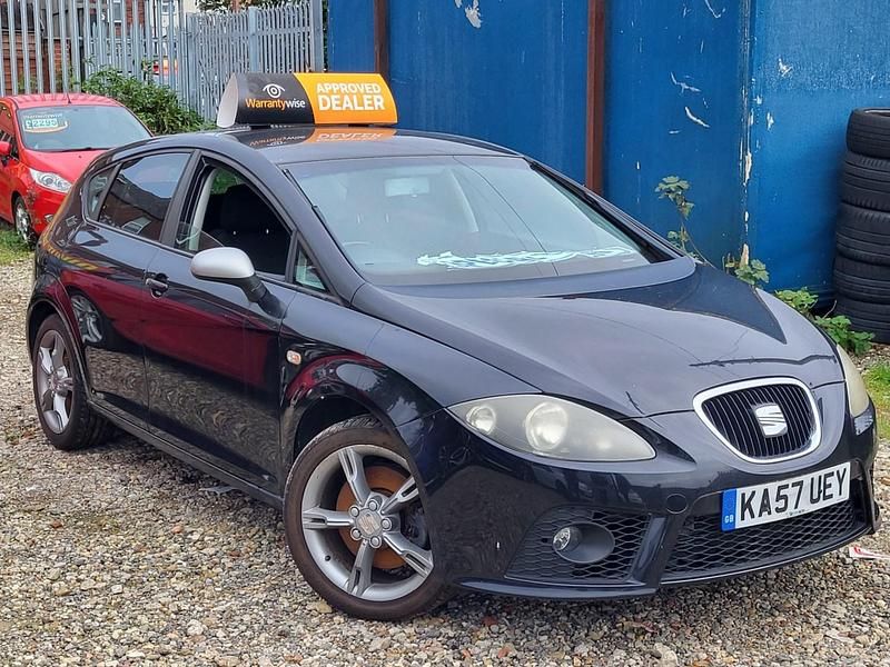 Black Used 2007 Seat Leon FR Hatchback | £2,995 (Fair price) - Image 1/4