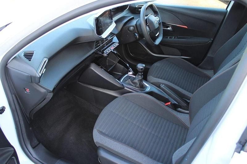 White Used 2023 Peugeot 208 Active+ Hatchback | £13,869 (Fair price) - Image 1/4