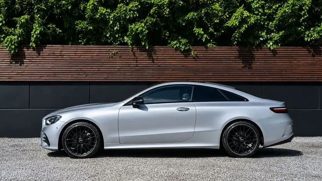 Used Mercedes E300 AMG line 2021 Silver Coupe