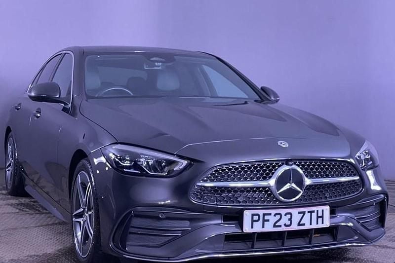 Used Mercedes C200 AMG line 204 HP (150 kW) 2023 Grey Sedan