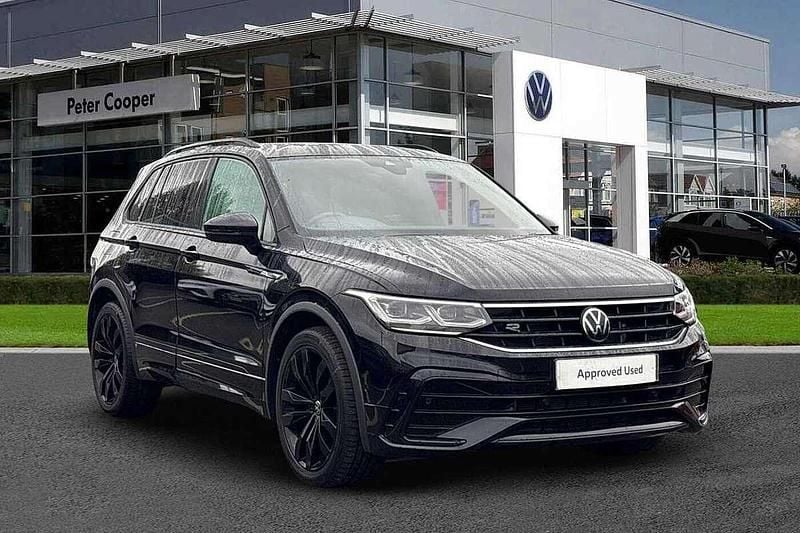 Black Used 2024 VW Tiguan Black Edition SUV | £32,993 (Expensive) - Image 1/4