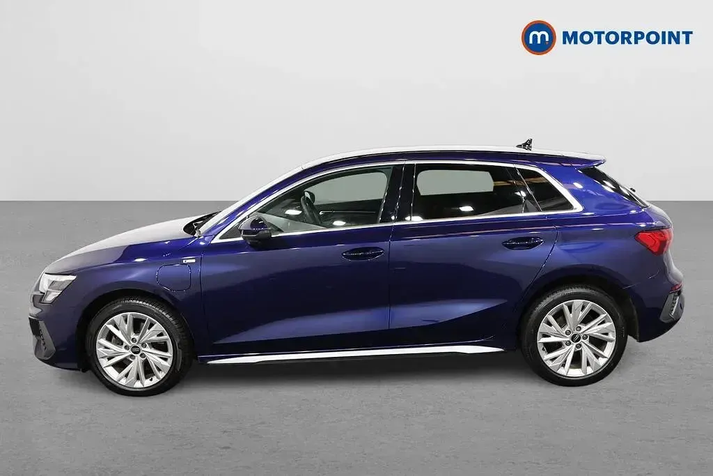 Used Audi A3 e-tron S-Line 2023 Blue Hatchback