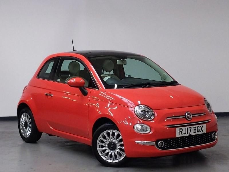 Pink Used 2017 Fiat 500 Lounge Hatchback | £6,998 (A bit pricey) - Image 1/4