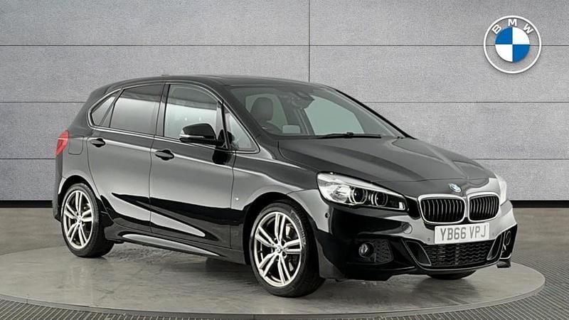 Black Used 2017 BMW 220 Active Tourer M Sport MPV | £14,950 (Fair price) - Image 1/4