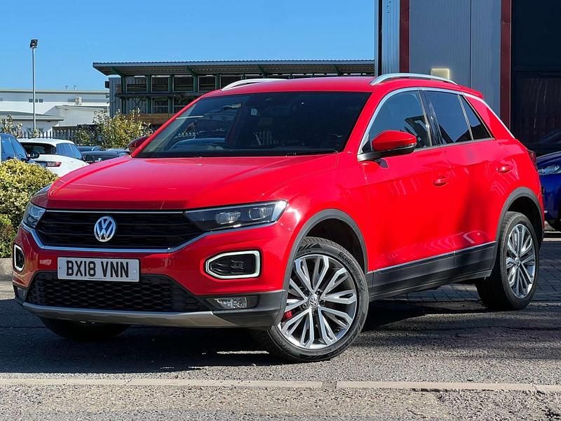 Used VW T-Roc SEL 150 HP (110 kW) 2018 Red SUV