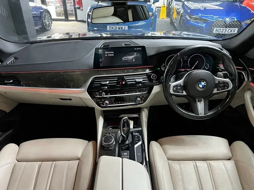 Used BMW 530 M Sport 265 HP (194 kW) 2018 Blue Sedan