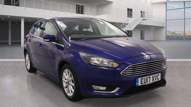 Blue Used 2017 Ford Focus Titanium Hatchback | £10,999 (Fair price) - Image 1/4