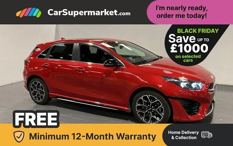 Red Used 2024 Kia Ceed GT-Line Hatchback | £18,197 (Fair price) - Image 1/3
