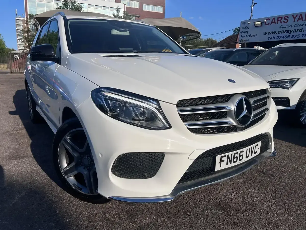 Used Mercedes GLE250 AMG line 204 HP (150 kW) 2016 White SUV