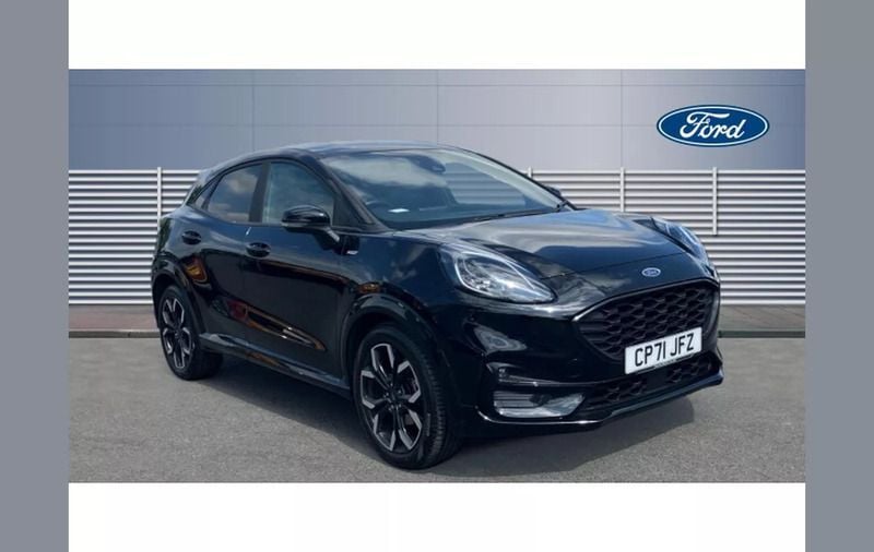 Black Used 2022 Ford Puma ST-Line X SUV | £15,361 (Good price) - Image 1/4