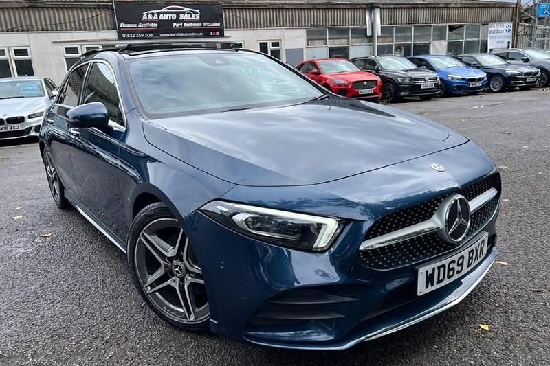 Blue Used 2020 Mercedes A180 AMG Line Premium Plus Hatchback | £17,595 (A bit pricey) - Image 1/1