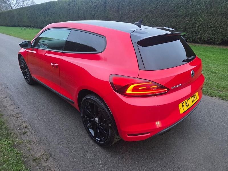 Used VW Scirocco Black Edition 125 HP (91 kW) 2017 Red Coupe