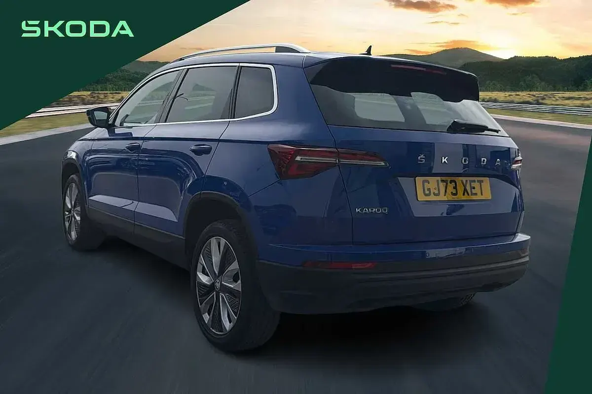 Used Skoda Karoq SE L 110 HP (80 kW) 2023 Energy blue SUV