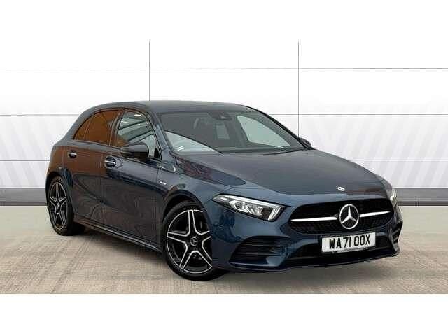 Blue Used 2021 Mercedes A180 AMG Line Premium Hatchback | £20,490 (A bit pricey) - Image 1/4