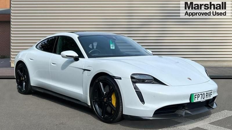 White Used 2020 Porsche Taycan Sedan | £52,112 (Super price) - Image 1/4